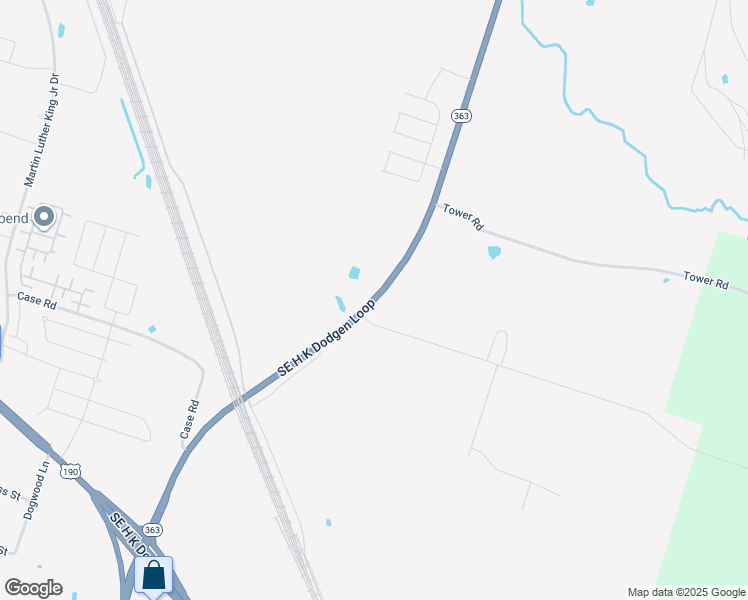 map of restaurants, bars, coffee shops, grocery stores, and more near Southeast H K Dodgen Loop in Temple