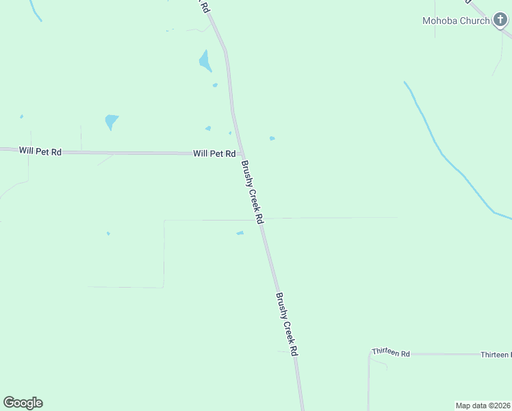 map of restaurants, bars, coffee shops, grocery stores, and more near Brushy Creek Road in Lucedale