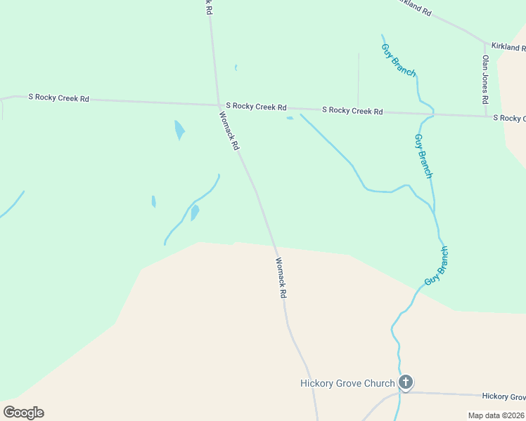 map of restaurants, bars, coffee shops, grocery stores, and more near Womack Road in Houston County