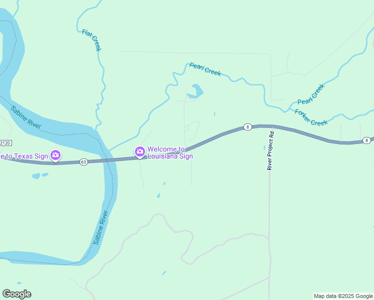 map of restaurants, bars, coffee shops, grocery stores, and more near 100 Biscamp Road in Leesville