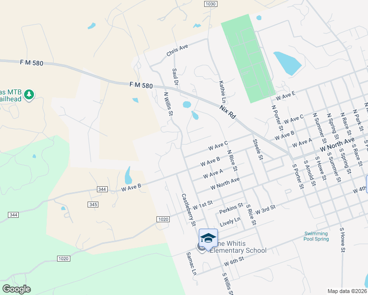 map of restaurants, bars, coffee shops, grocery stores, and more near 1100 Limestone Drive in Lampasas