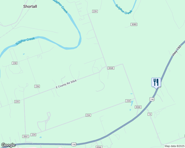 map of restaurants, bars, coffee shops, grocery stores, and more near 885 East County Road 3064 in Lampasas