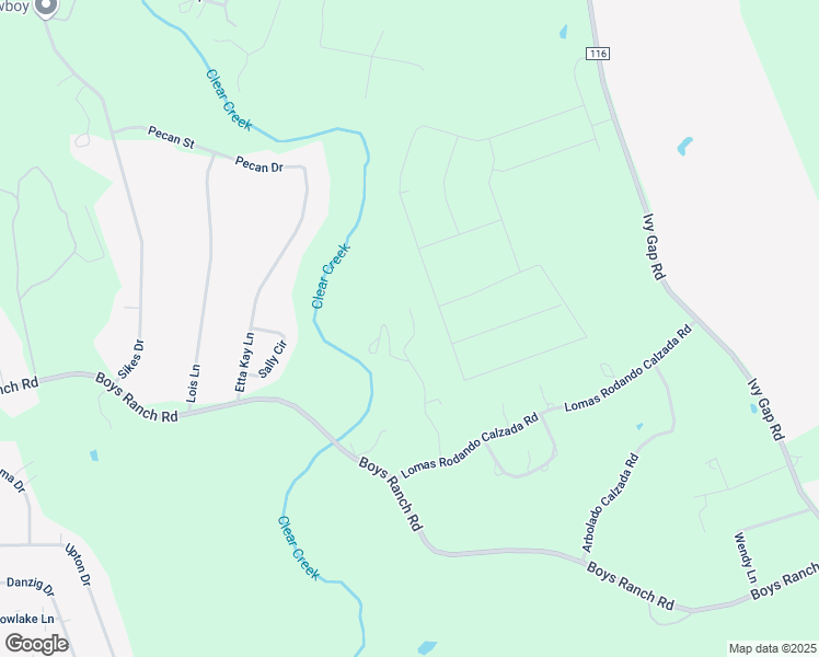 map of restaurants, bars, coffee shops, grocery stores, and more near 3272 Arista Rueda Road in Kempner