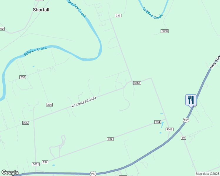 map of restaurants, bars, coffee shops, grocery stores, and more near 885 East County Road 3064 in Lampasas