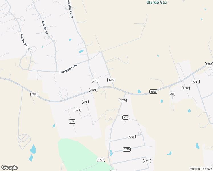 map of restaurants, bars, coffee shops, grocery stores, and more near 3697 Farm to Market Road 2808 in Kempner