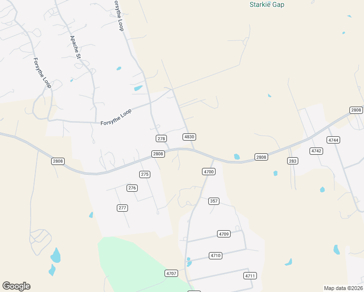 map of restaurants, bars, coffee shops, grocery stores, and more near 3697 Farm to Market Road 2808 in Kempner