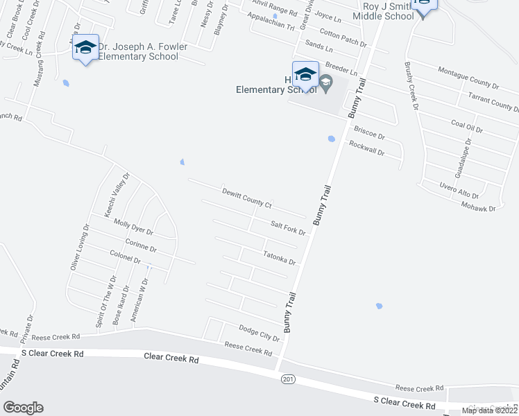 map of restaurants, bars, coffee shops, grocery stores, and more near 3710 Dewitt County Court in Killeen