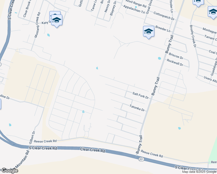 map of restaurants, bars, coffee shops, grocery stores, and more near 4002 Salt Fork Drive in Killeen