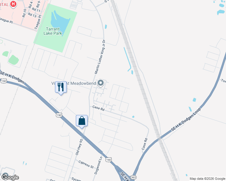 map of restaurants, bars, coffee shops, grocery stores, and more near 2516 Nolan Creek Street in Temple