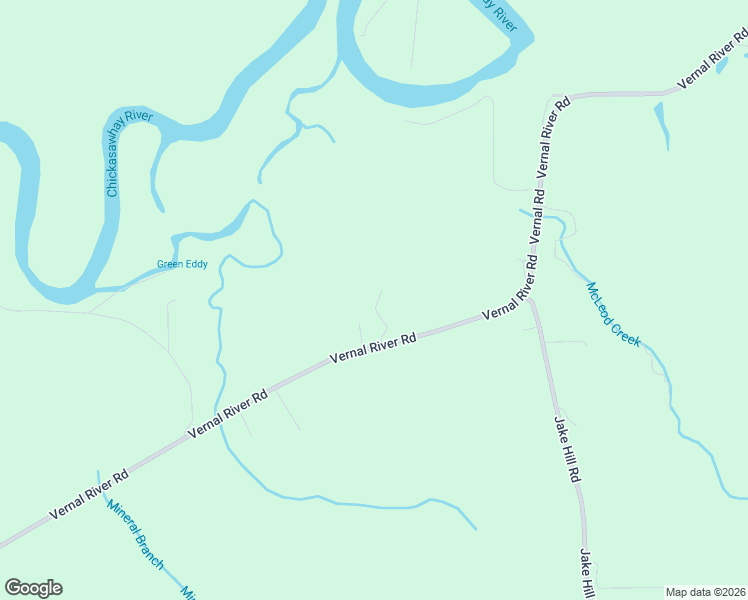 map of restaurants, bars, coffee shops, grocery stores, and more near 8191-8229 Vernal River Road in Lucedale