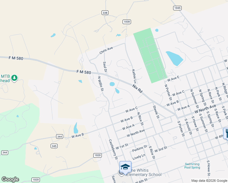 map of restaurants, bars, coffee shops, grocery stores, and more near 1218 Stone Valley Drive in Lampasas
