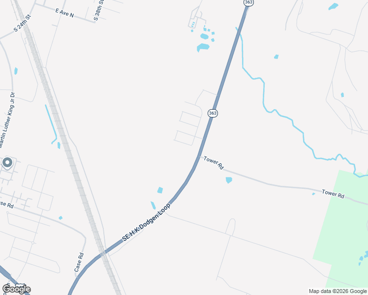 map of restaurants, bars, coffee shops, grocery stores, and more near Southeast H K Dodgen Loop in Temple