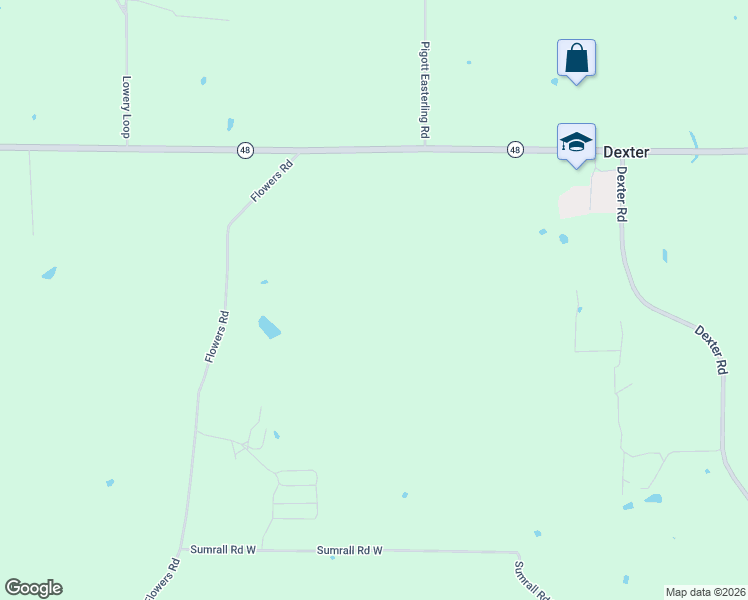 map of restaurants, bars, coffee shops, grocery stores, and more near in Dexter