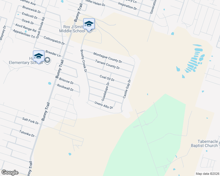 map of restaurants, bars, coffee shops, grocery stores, and more near 2611 Camp Cooper Drive in Killeen