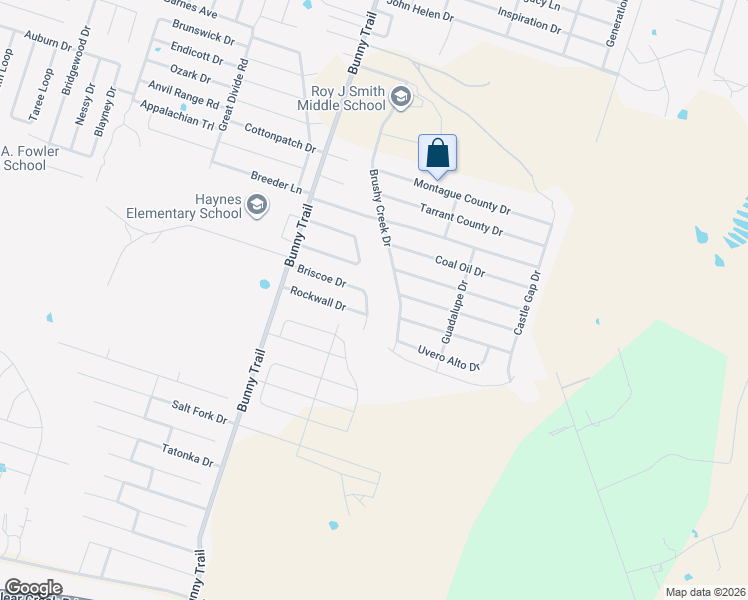 map of restaurants, bars, coffee shops, grocery stores, and more near 6405 Brushy Creek Drive in Killeen