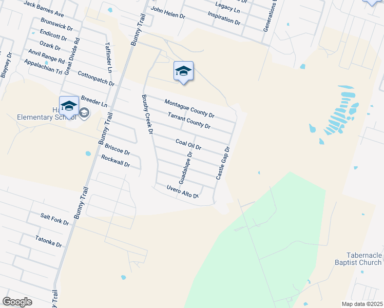 map of restaurants, bars, coffee shops, grocery stores, and more near 2611 Camp Cooper Drive in Killeen