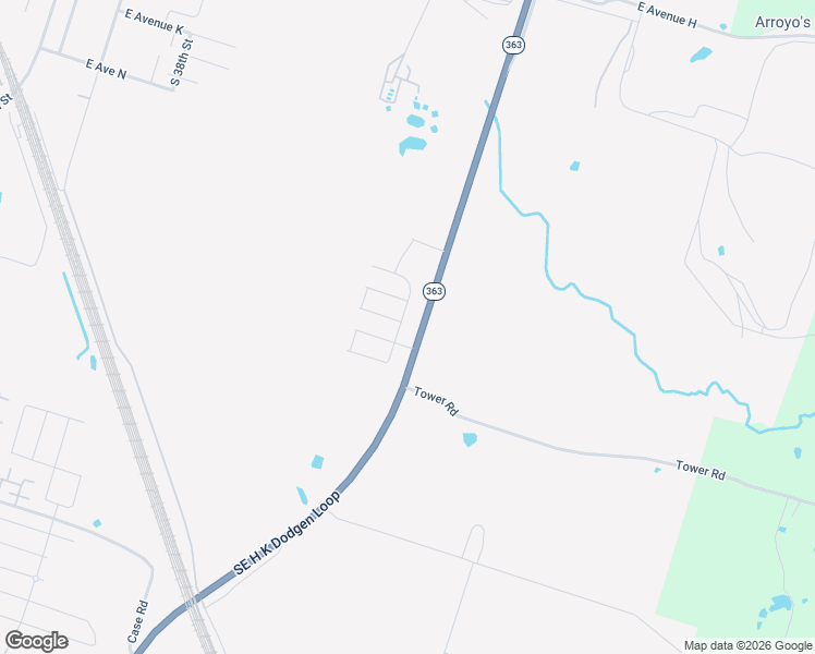 map of restaurants, bars, coffee shops, grocery stores, and more near Southeast H K Dodgen Loop in Temple