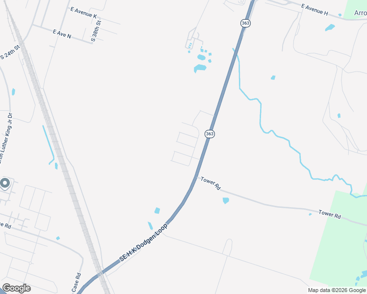 map of restaurants, bars, coffee shops, grocery stores, and more near Southeast H K Dodgen Loop in Temple