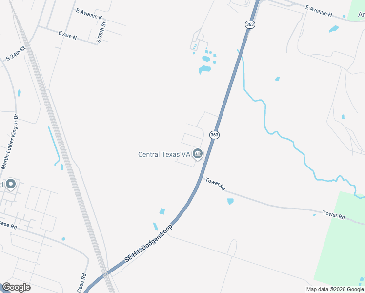map of restaurants, bars, coffee shops, grocery stores, and more near 3501 Tower Road in Temple