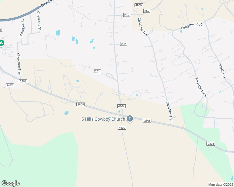 map of restaurants, bars, coffee shops, grocery stores, and more near 1140 County Road 4804 in Kempner
