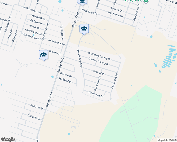 map of restaurants, bars, coffee shops, grocery stores, and more near 2803 Coal Oil Drive in Killeen