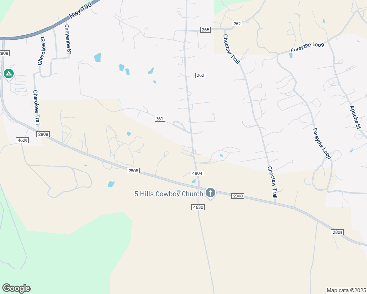 map of restaurants, bars, coffee shops, grocery stores, and more near 1140 County Road 4804 in Kempner