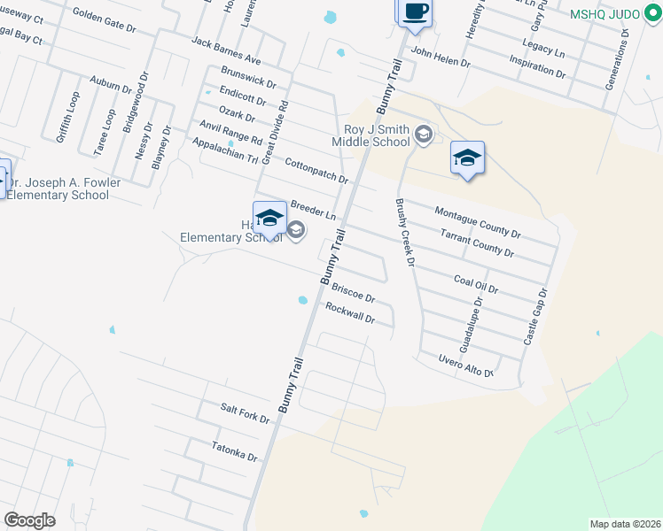 map of restaurants, bars, coffee shops, grocery stores, and more near 2808 Canadian River Loop in Killeen