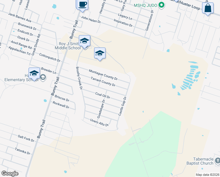 map of restaurants, bars, coffee shops, grocery stores, and more near 2605 Alamocitos Creek Drive in Killeen