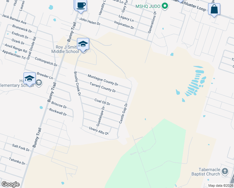 map of restaurants, bars, coffee shops, grocery stores, and more near 2605 Alamocitos Creek Drive in Killeen