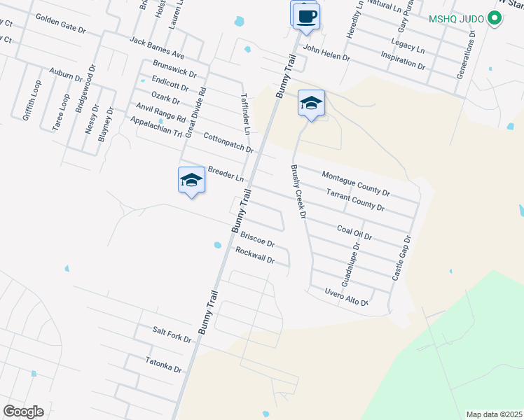 map of restaurants, bars, coffee shops, grocery stores, and more near 2902 Canadian River Loop in Killeen