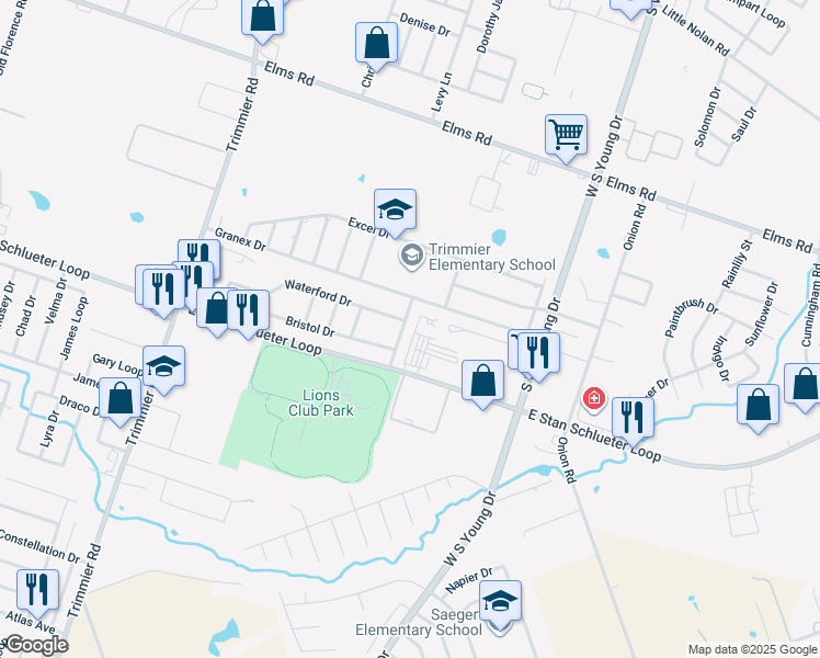 map of restaurants, bars, coffee shops, grocery stores, and more near 4506 Dartmouth Drive in Killeen