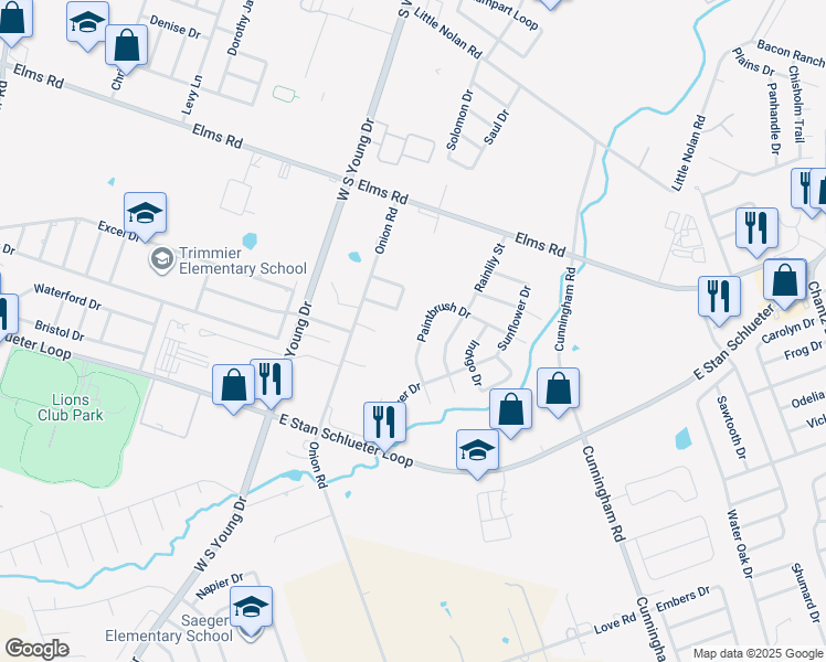 map of restaurants, bars, coffee shops, grocery stores, and more near 2700 Verbena Loop in Killeen