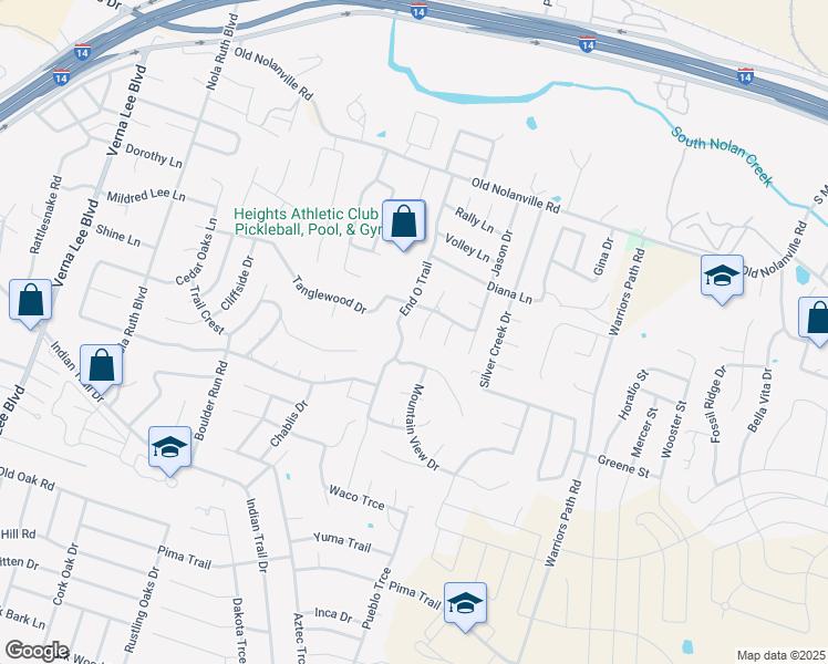 map of restaurants, bars, coffee shops, grocery stores, and more near 806 Doubles Court in Harker Heights