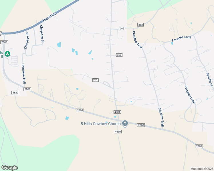 map of restaurants, bars, coffee shops, grocery stores, and more near 170 Armadillo Lane in Copperas Cove