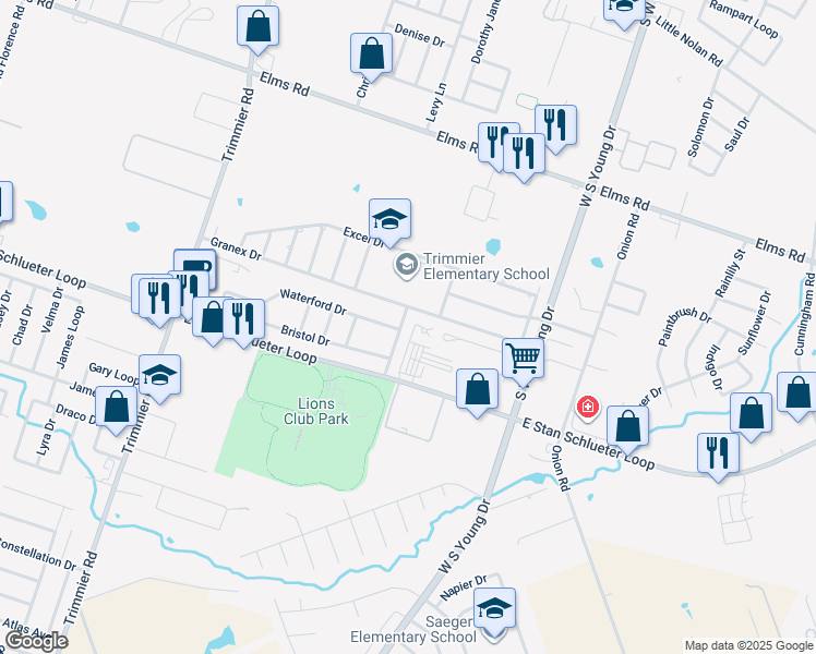 map of restaurants, bars, coffee shops, grocery stores, and more near 4506 Dartmouth Drive in Killeen