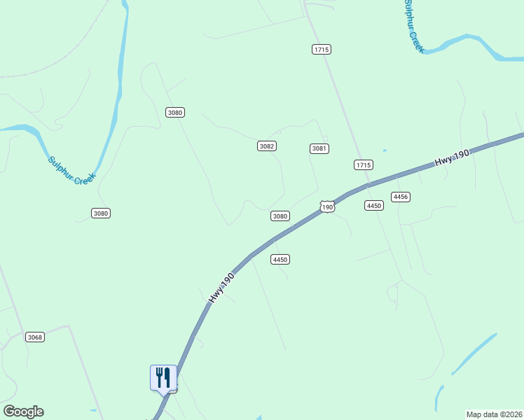 map of restaurants, bars, coffee shops, grocery stores, and more near 323 County Road 3080 in Lampasas