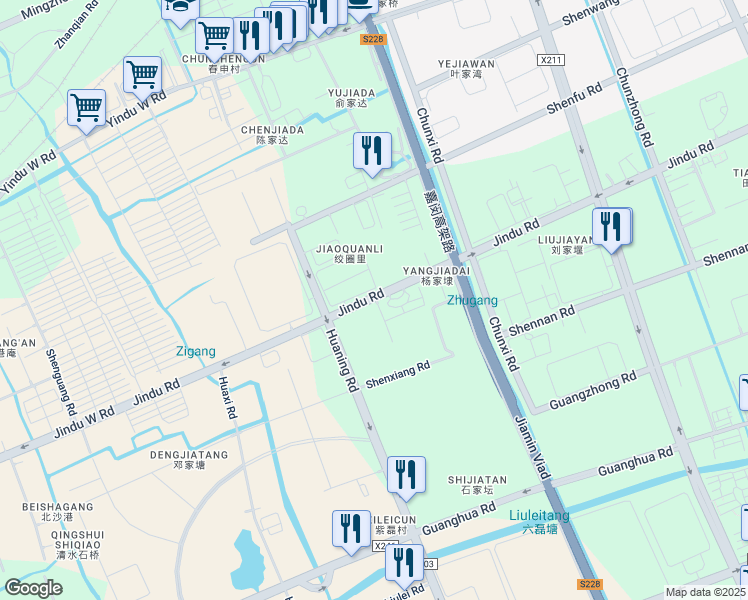 map of restaurants, bars, coffee shops, grocery stores, and more near in 
