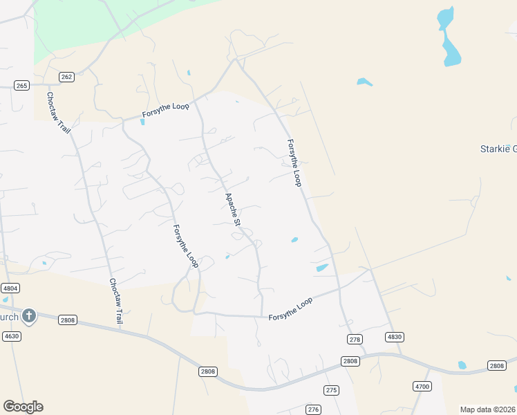 map of restaurants, bars, coffee shops, grocery stores, and more near 544 Apache Street in Kempner