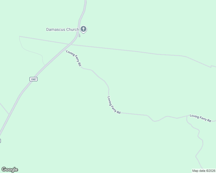 map of restaurants, bars, coffee shops, grocery stores, and more near 595 Loving Ferry Road in Corrigan