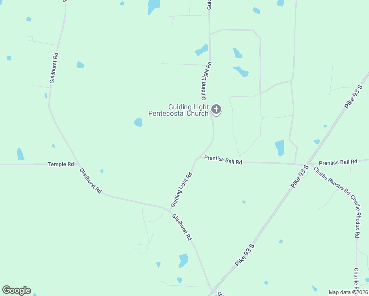 map of restaurants, bars, coffee shops, grocery stores, and more near 1077 Guiding Light Rd in Magnolia