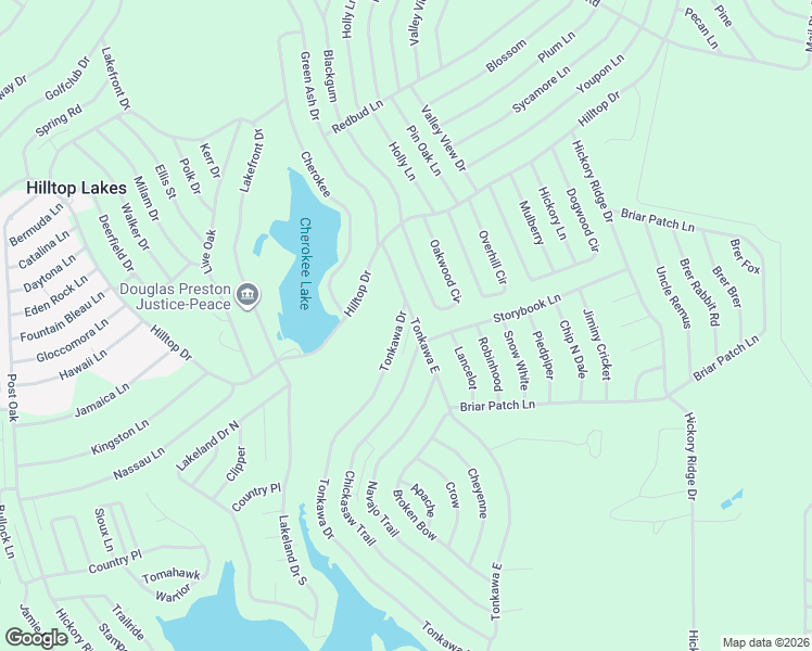 map of restaurants, bars, coffee shops, grocery stores, and more near 37-99 Chickasaw Trail in Normangee