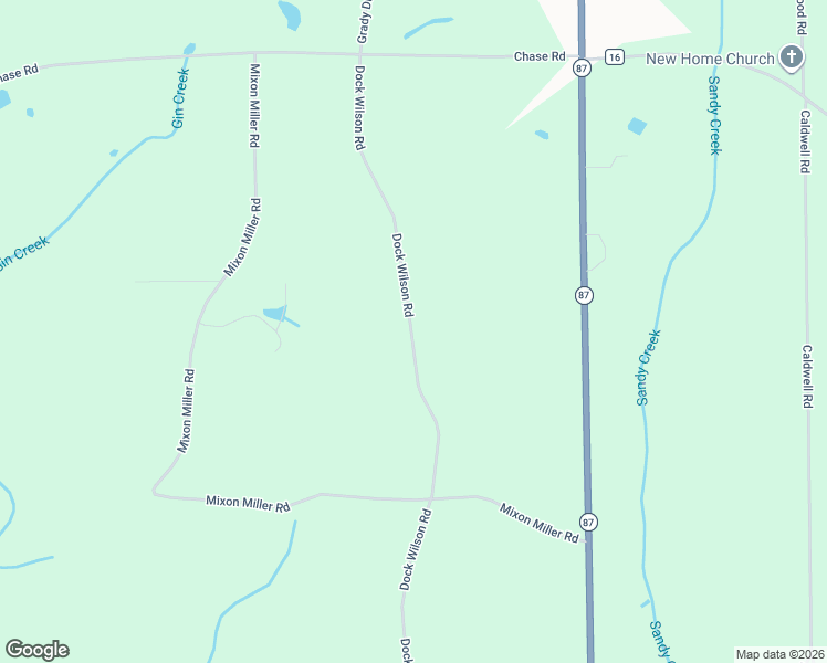 map of restaurants, bars, coffee shops, grocery stores, and more near 744 Dock Wilson Road in Samson