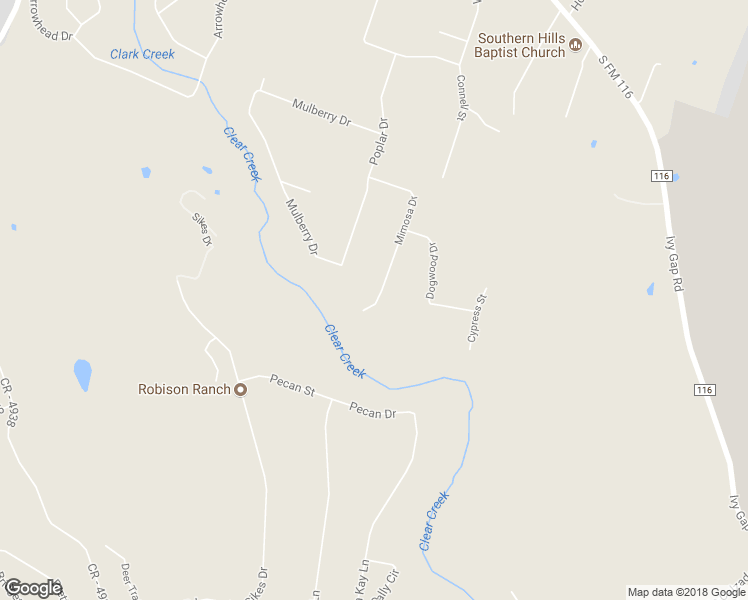 map of restaurants, bars, coffee shops, grocery stores, and more near 2992 Mimosa Drive in Kempner
