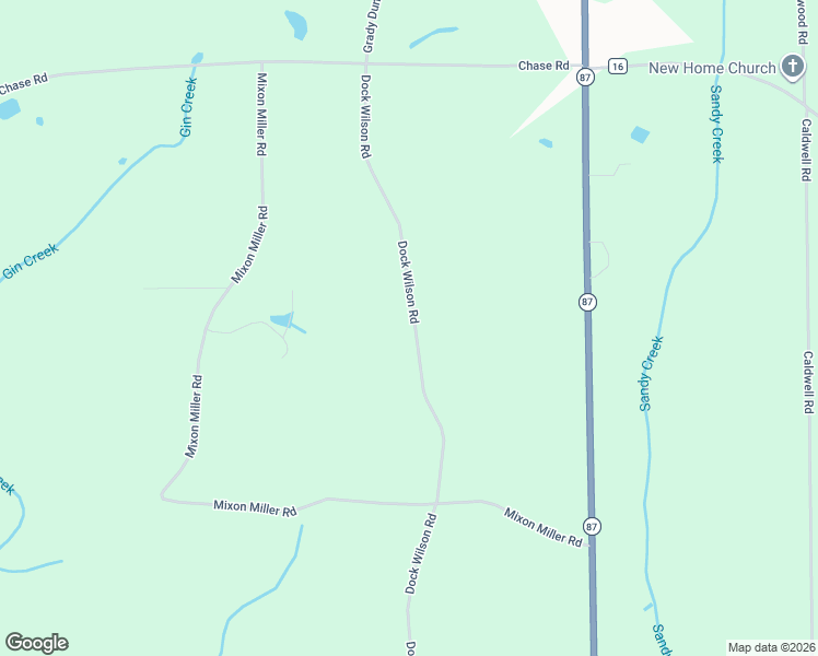 map of restaurants, bars, coffee shops, grocery stores, and more near 744 Dock Wilson Road in Samson