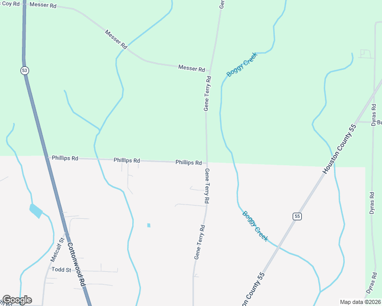 map of restaurants, bars, coffee shops, grocery stores, and more near 734 Phillips Road in Cottonwood