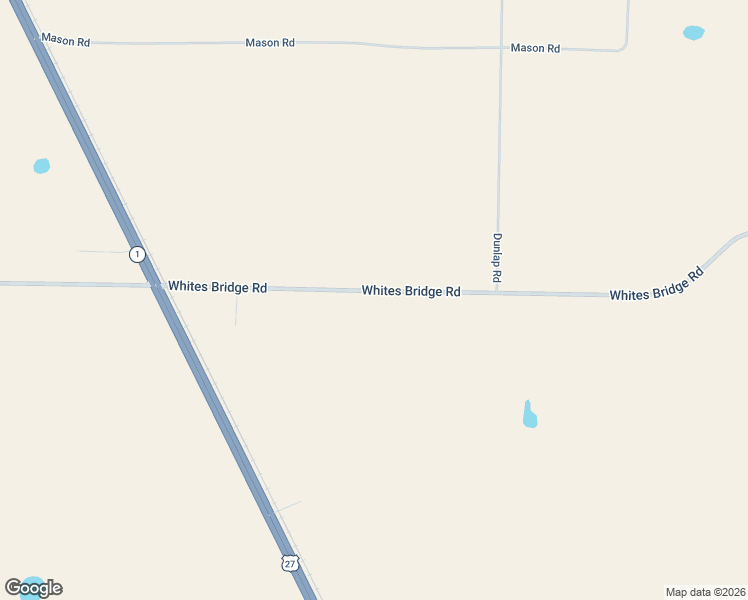 map of restaurants, bars, coffee shops, grocery stores, and more near 1506 White's Bridge Road in Colquitt