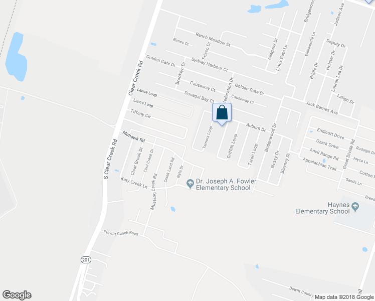 map of restaurants, bars, coffee shops, grocery stores, and more near 5003 Mohawk Drive in Killeen