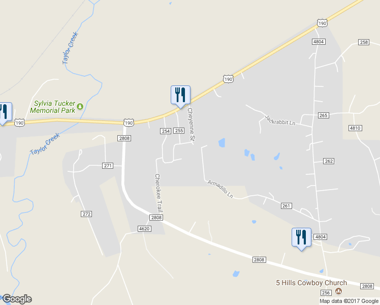 map of restaurants, bars, coffee shops, grocery stores, and more near 437 Cheyenne Street in Copperas Cove