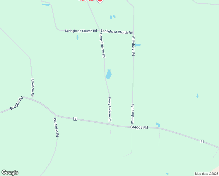 map of restaurants, bars, coffee shops, grocery stores, and more near 1033 Henry Folsom Road in Adel