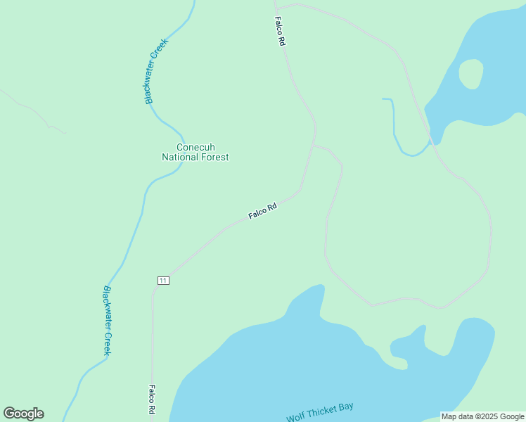 map of restaurants, bars, coffee shops, grocery stores, and more near County Road 11 in Covington County